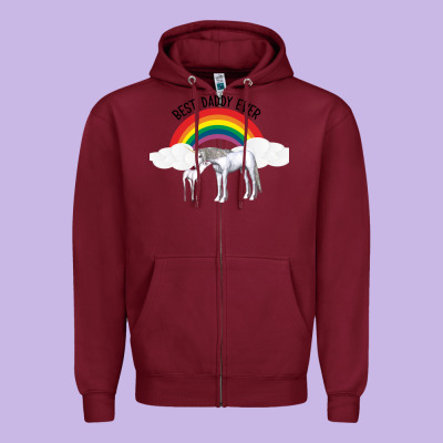 Best Daddy Ever Zipper Hoodie Designed By Bettercallsaul