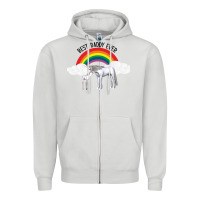 Dove Grey Best Daddy Ever Zipper Hoodie - Bettercallsaul