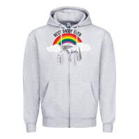 Heather Grey Best Daddy Ever Zipper Hoodie - Bettercallsaul