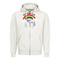 Oatmeal Heather Best Daddy Ever Zipper Hoodie - Bettercallsaul
