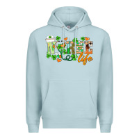 Blue Mist st.patricks nurse life Premium Hoodie - BarkalooDesign