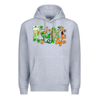 Heather Grey st.patricks nurse life Premium Hoodie - BarkalooDesign