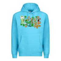 Ocean Blue st.patricks nurse life Premium Hoodie - BarkalooDesign