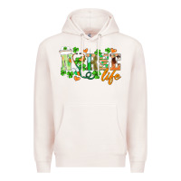 Pale Pink st.patricks nurse life Premium Hoodie - BarkalooDesign