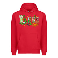 Red st.patricks nurse life Premium Hoodie - BarkalooDesign