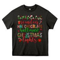 Asphalt santa claus reindeer hallmark hot chocolate christ Heavy Core Tee - FaDigitalArtStudio