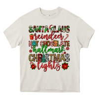 Cream santa claus reindeer hallmark hot chocolate christ Heavy Core Tee - FaDigitalArtStudio