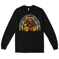 Black chocolate labrador rainbow Long Sleeve Tee - Artiststas