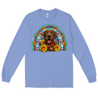 Colony Blue chocolate labrador rainbow Long Sleeve Tee - Artiststas