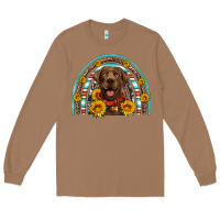 Toasted Coconut chocolate labrador rainbow Long Sleeve Tee - Artiststas