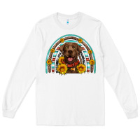 White chocolate labrador rainbow Long Sleeve Tee - Artiststas