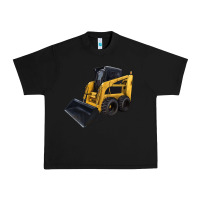 Black Skid Steer Loader Urban Heavy Tee - LillyAllenDesigns