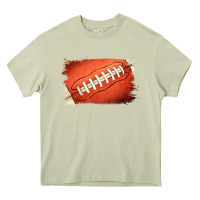 Mossy Football Brushstroke Heavy Core Tee - RanaPortraitStore