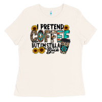 Bone i pretend coffee Ladies Tee - RacoonDesign