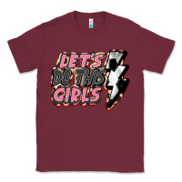 Burgundy let's do this girls soccer Classic Tee - FaDigitalArtStudio