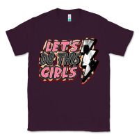 Plum let's do this girls soccer Classic Tee - FaDigitalArtStudio