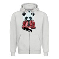 Dove Grey The winner, Brave And Soft Zipper Hoodie - Bettercallsaul
