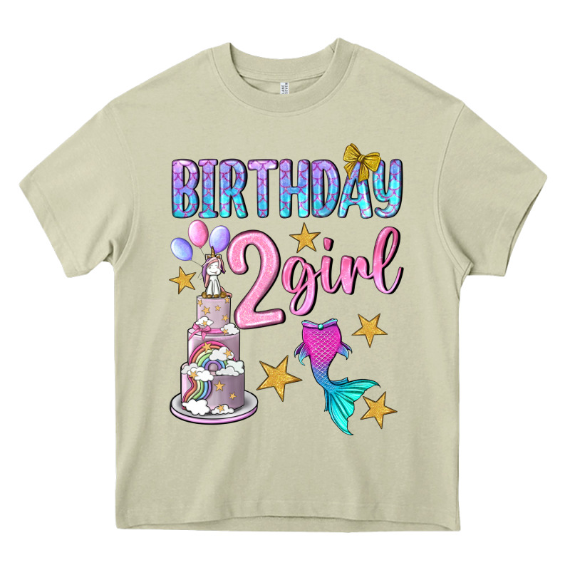 Birthday Girl 2 Heavy Core Tee by BundleAndBundleShop | Teevron