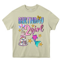 Mossy birthday girl 2 Heavy Core Tee - BundleAndBundleShop