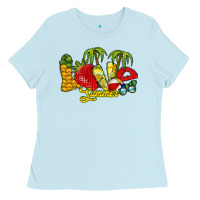 Baby Blue love summer Ladies Tee - RacoonDesign