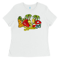 White love summer Ladies Tee - RacoonDesign