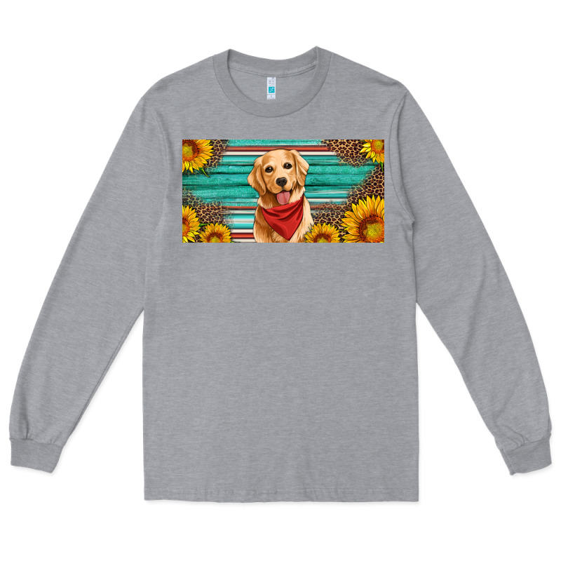 Golden Retriever License Plate Long Sleeve Tee by Artiststas | Teevron