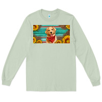Matcha golden retriever license plate Long Sleeve Tee - Artiststas