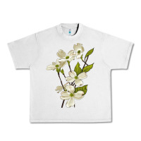 Lunar Rock American Dogwood Flower Illustrations Urban Heavy Tee - LillyAllenDesigns