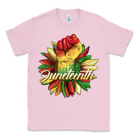Bubblegum Pink juneteenth fist sunflower Classic Tee - BarkalooDesign