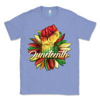 Colony Blue juneteenth fist sunflower Classic Tee - BarkalooDesign