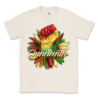 Natural juneteenth fist sunflower Classic Tee - BarkalooDesign