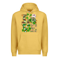 Antique Gold st.patricks nurse love gnomies Premium Hoodie - BarkalooDesign