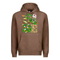 Chestnut st.patricks nurse love gnomies Premium Hoodie - BarkalooDesign