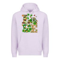 Lilac st.patricks nurse love gnomies Premium Hoodie - BarkalooDesign
