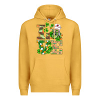 Mustard st.patricks nurse love gnomies Premium Hoodie - BarkalooDesign
