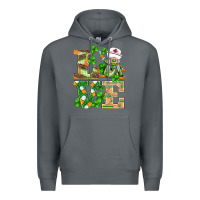 Rock st.patricks nurse love gnomies Premium Hoodie - BarkalooDesign