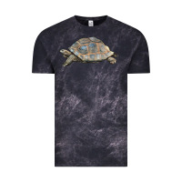 Cloud Black Tortoise Illustrations Vintage Tee - LillyAllenDesigns