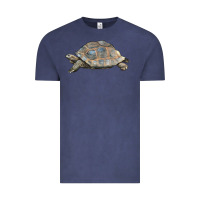 Vintage Denim Tortoise Illustrations Vintage Tee - LillyAllenDesigns