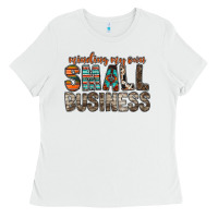 White minding my own small business Ladies Tee - RacoonDesign