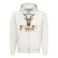 Yes Mama I Am Studying Right Now, Deer Zipper Hoodie | Teevron