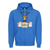 True Royal Yes Mama I Am Studying Right Now, Deer Zipper Hoodie - Bettercallsaul
