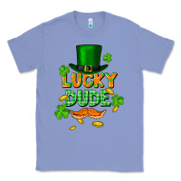 Colony Blue lucky dude St. Patricks Day Classic Tee - FaDigitalArtStudio