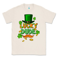 Natural lucky dude St. Patricks Day Classic Tee - FaDigitalArtStudio