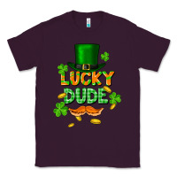 Plum lucky dude St. Patricks Day Classic Tee - FaDigitalArtStudio