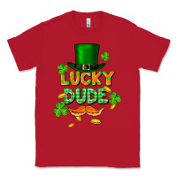 Red lucky dude St. Patricks Day Classic Tee - FaDigitalArtStudio
