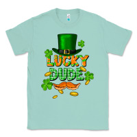Seafoam lucky dude St. Patricks Day Classic Tee - FaDigitalArtStudio