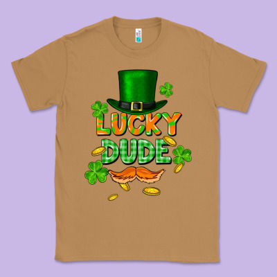 Lucky Dude St. Patricks Day Classic Tee Designed By Fadigitalartstudio