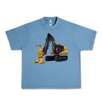 Pebble Blue Feller Buncher Urban Heavy Tee - LillyAllenDesigns