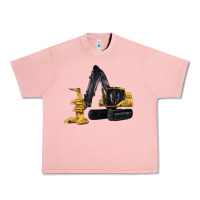 Salmon Feller Buncher Urban Heavy Tee - LillyAllenDesigns