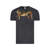 Vintage Black Gecko Lizard Illustrations Vintage Tee - LillyAllenDesigns
